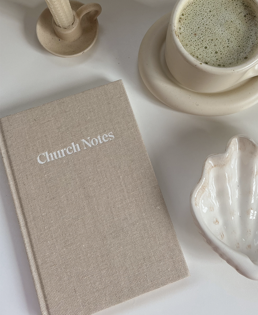 Church Notebook ⎮ Linen Hardcover + Lined